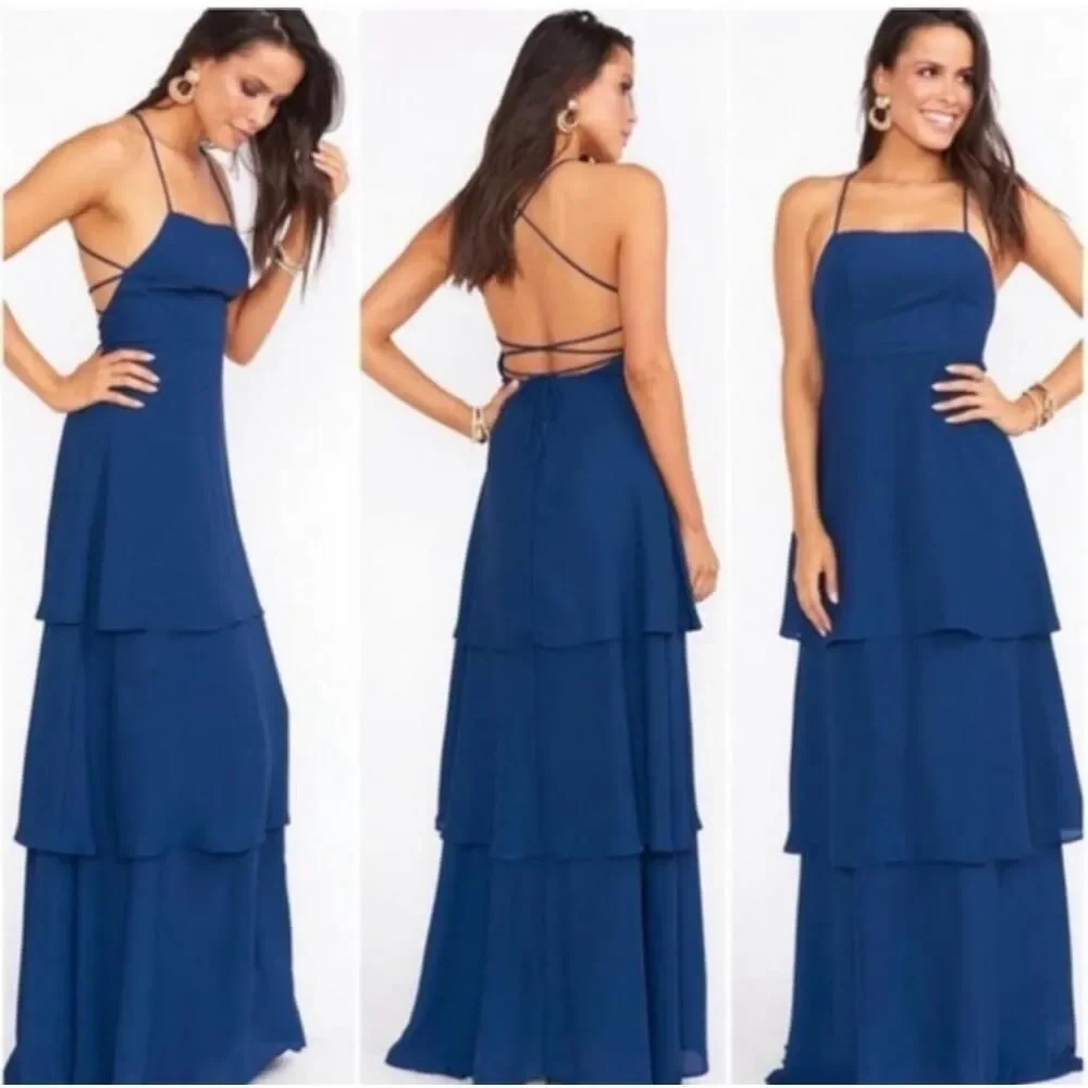 NWOT Show me your mumu Calypso Ruffle Maxi Dress Sz XL